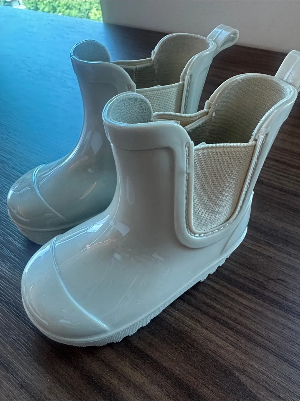 BearPaw Kids Chelsea Rain Boots - Creamy White